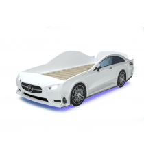 Кровать машина Mercedes White